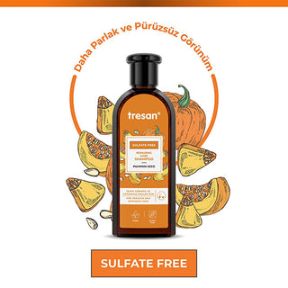 Tresan Sulfate-Free Repair Shampoo with Pumpkin Seed Oil - Gentle, Nourishing, and Natural Hair Care for Damaged Hair Tresan Sulfate-Free Repair Shampoo - Natural Hair Care sulfate-free shampoo, pumpkin seed oil hair care, repair shampoo, natural hair care products, daily use shampoo, gentle hair care, nourishing shampoo, damaged hair repair, weakened hair care, sensitive scalp shampoo, hair care solution, Tresan hair products