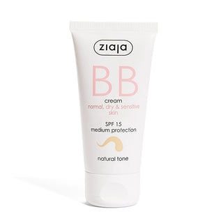 Ziaja Natural BB Cream SPF 15: Hydrating Light Coverage for Dry & Sensitive Skin - Vegan Formula with Hyaluronic Acid Ziaja BB Cream SPF 15: Natural, Hydrating, Light Coverage BB cream, natural BB cream, dry skin BB cream, sensitive skin BB cream, SPF 15 BB cream, hyaluronic acid BB cream, vegan BB cream, moisturizing BB cream, light coverage BB cream, Ziaja BB cream, BB cream for dry skin, BB cream for sensitive skin, natural skincare, Vegan skincare, SPF 15, Hyaluronic Acid, Provitamin B5, Vitamin E, ligh
