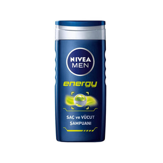 Nivea Men Energy Shampoo - 500ml Hair and Body Wash for Men, Multipurpose Cleansing Nivea Men Energy Shampoo 500ml - Multipurpose Hair & Body Wash Nivea Men Energy Shampoo, Hair and Body Shampoo, 500ml Shampoo, Men's Grooming Products, Multipurpose Shampoo, grooming essentials, men's personal care, hair care, body wash, Nivea products, men's grooming routine, convenient grooming, multipurpose cleansing