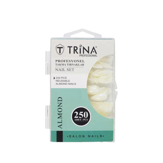 Trina False Nails, Almond Shape Artificial Nail Tips - 250 Pieces for DIY Nail Application & Cosmetic Enhancement Trina False Nails - 250 Piece Almond Shape Nail Tips False Nails, Artificial Nail Tips, Almond Shape Nails, DIY Nail Application, Cosmetic Nail Enhancement, Nail Beauty Solutions, Nail Care, Beauty Products, Nail Art, Nail Tips