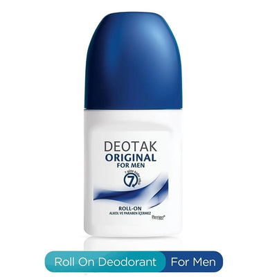 Deotak Roll-On Original Deodorant for Men - Long-Lasting, Water-Resistant, Dermatologically Tested - 35ml