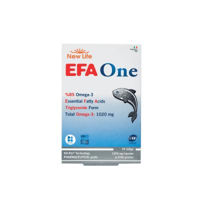 New Life Efa One: High Potency Omega 3 Fish Oil Supplement - 1020mg EPA DHA, Gluten & Lactose-Free, Anchovy & Sardine Oi