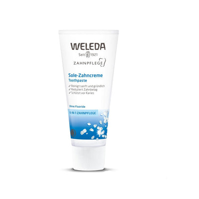 Weleda Natural Toothpaste with Sea Salt & Minerals - 75ml - Organic Oral Care for Healthy Gums