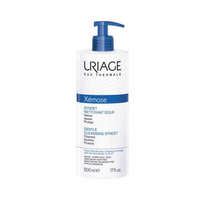 Uriage Xemose Gentle Cleansing Syndet 500ml - Soothing Cleansing Gel for Dry, Sensitive Skin - Fragrance-Free & Hypoalle