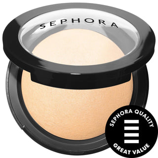 Sephora Collection: Microsmooth Baked Face Powder Foundation - Light Buildable Coverage, Blurring, Cruelty-Free, & Paraben-Free Sephora Face Powder Foundation: Light Coverage, Cruelty-Free Face powder foundation, Baked face powder, Light coverage foundation, Buildable foundation, Cruelty-free foundation, Paraben-free powder, Microsmooth powder, Recyclable makeup, Sephora Collection powder, Blurring face powder, face powder, blurring powder, light coverage, buildable coverage, cruelty-free, paraben-free, mic