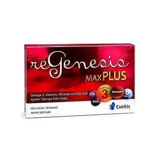 Regenesis Max Plus Multivitamin Supplement 30 Capsules