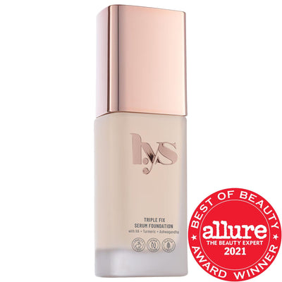 Triple Fix Serum Foundation - Clean Beauty, Vegan, Gluten-Free, Cruelty-Free Serum Foundation for Natural Finish