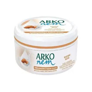 arko-almond-milk-moisturizing-cream-300ml, bottle-of-arko-almond-milk-cream, close-up-of-arko-cream-texture Arko Almond Milk Moisturizing Cream - Nourishing Formula | 300ml Arko Almond Milk Moisturizing Cream - 300ml arko, almond-milk, moisturizing-cream, skincare, hydrating, body-care, cream, ai-generated, nourishing, beauty