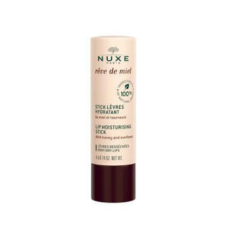 Nuxe Reve de Miel: Natural Honey Lip Balm for Dry, Chapped Lips - Moisturizing Lip Stick, Lip Care & Cracked Lip Treatment Nuxe Honey Lip Balm: Natural Lip Care for Dry, Chapped Lips lip balm, dry lips, chapped lips, natural lip balm, moisturizing lip stick, honey lip balm, Nuxe Reve de Miel, lip care, lip moisturizer, cracked lip treatment, lip repair, lip protection, natural ingredients, skincare, beauty, cosmetic, dry lip treatment, cracked lips remedy, honey, sunflower, shea butter, vitamin E, botanical