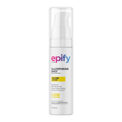Epify Glutathione Shot, Exfoliating Treatment for Face and Body, Deep Skin Renewal with Glutathione &amp; Arbutin, 2.54 