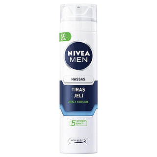 Nivea Men Sensitive Skin Shaving Gel - Alcohol Free Formula for Close, Irritation-Free Shave - Soothing Chamomile & Vitamin E - 6.76 fl oz Nivea Men Sensitive Shave Gel - Alcohol Free, Irritation Relief sensitive skin shaving gel, men's shaving gel, alcohol free shaving gel, Nivea shaving gel, shaving cream for sensitive skin, anti-irritation shaving gel, soothing shave gel, close shave shaving gel, shaving gel, shaving cream, men's grooming, sensitive skin care, alcohol-free, chamomile, vitamin E, irritati