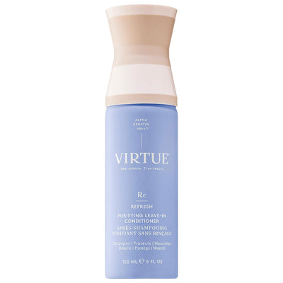 Virtue Labs: Detangling Heat Protectant Purifying Leave-In Conditioner | Sulfate & Paraben-Free, Damage Repair & Lightwe