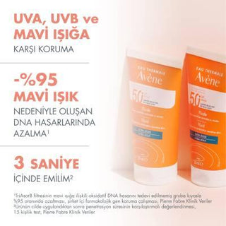 Avene Solaire SPF50+ Fluid Ultra Light - Broad-Spectrum Sunscreen Fluid for Sensitive Skin, Hypoallergenic & Non-Comedogenic Avene Solaire SPF50+ Fluid - Broad-Spectrum Sunscreen for Sensitive Skin SPF 50+ sunscreen, Ultra-light sunscreen fluid, Broad-spectrum sun protection, Hypoallergenic sunscreen, Non-comedogenic sunscreen, Sensitive skin care, Daily sun protection, Dermatologist-tested, Avène Thermal Water, Glycerin, Titanyum Dioksit, Pretocopheryl, Sunscreen for daily use, Lightweight sunscreen, Non-g