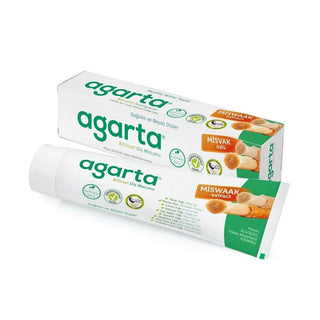 Agarta Natural Miswak Toothpaste for Sensitive Teeth - Fluoride-Free, Herbal Oral Care - 3.38 fl oz Agarta Miswak Toothpaste for Sensitive Teeth - Natural & Fluoride-Free Natural toothpaste, Fluoride-free toothpaste, Herbal toothpaste, Sensitive teeth care, Miswak toothpaste, Oral care, Natural oral care, Sensitive teeth, Gum health, Whitening toothpaste, Hygiene toothpaste, Adult oral care, Eco-friendly toothpaste, Chemical-free toothpaste
