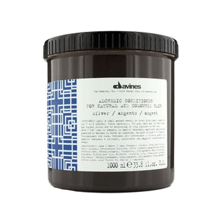 Davines Alchemic Silver Hair Cream 1000ml - Nourishes & Cares for Silver/Blonde Hair Davines Alchemic Silver Hair Cream 1000ml Davines Alchemic Silver, Silver hair cream, Hair nourishment, Hair care product, 1000 ml hair cream, Silver hair care, Blonde hair care, Hair moisturizing, Hair conditioning, Davines hair products