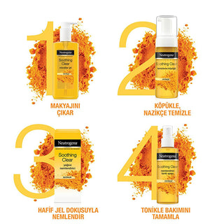 Neutrogena Soothing Clear Turmeric Facial Cleansing Foam: Gentle Oil-Free Face Wash for Sensitive & Acne Prone Skin (5.07 fl oz) Neutrogena Turmeric Cleansing Foam - Gentle Face Wash for Sensitive Skin Neutrogena cleanser, facial cleansing foam, sensitive skin cleanser, acne prone skin cleanser, turmeric cleanser, soothing facial cleanser, oil-free face wash, gentle face wash, mineral oil free cleanser, Neutrogena, facial cleanser, face wash, sensitive skin, acne prone skin, turmeric, soothing, oil-free, ge