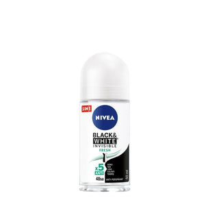 Nivea Black&White Fresh Women's Roll-On Deodorant 50ml - Long-Lasting Freshness Nivea Black&White Fresh Deodorant 50ml - Women's Roll-On Nivea Black&White Fresh Deodorant, Women's Roll-On Deodorant, 50 ml Deodorant, Personal Hygiene Products, Long-lasting Freshness, Deodorant for Women, Roll-On Deodorant, Nivea Deodorant, Women's Personal Care, Hygiene Essentials, Fresh Scent Deodorant