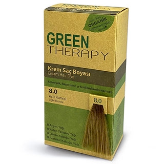 Green Therapy Ammonia-Free Hair Dye - Nourishing Argan Oil Hair Color for Damaged Hair, 8.0 Light Ash Blonde Green Therapy Ammonia-Free Hair Dye - Nourishing Hair Color ammonia-free hair dye, natural hair color, argan oil hair dye, PPD-free hair color, nourishing hair dye, hair care, natural hair products, gentle hair dye, damaged hair solutions, hair nourishment, Green Therapy