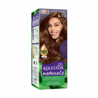 wella koleston naturals hair dye 6-73 packaging, wella koleston hair dye color application, wella hair dye ingredients Wella Koleston Naturals Hair Dye 6/73 - Rich Coffee Color for Hair Dye Enthusiasts | 1.69 fl. oz. Wella Koleston Naturals Hair Dye 6/73 wella-koleston-naturals, hair-dye, rich-coffee-color, coconut-oil, gray-hair-coverage, dye-preparation, hair-care, dye-application, at-home-coloring, ai-generated