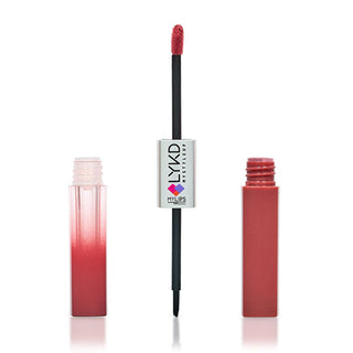 LYKD Double Sided Lipstick & Gloss 564 Dusty Rose - Long Lasting, High Pigmentation Lip Color LYKD Double Sided Lipstick & Gloss - Long Lasting Lip Color double sided lipstick and gloss, long lasting lip color, high pigmentation lip products, non smudging lipstick, glossy lip finish, lip care, makeup, cosmetics, beauty products, lipstick, gloss, durable lip color, trendy lip products, convenient makeup, vibrant lip color