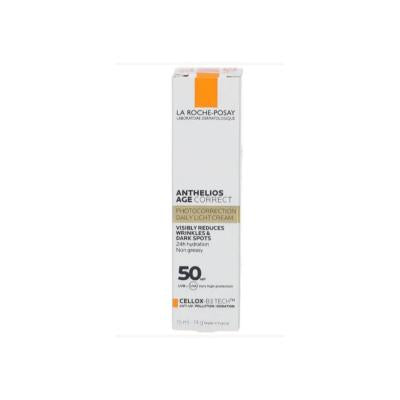 La Roche-Posay Anthelios Age Correct SPF 50: Anti-Wrinkle Face Sunscreen for Sensitive Skin - High Sun Protection & Yout