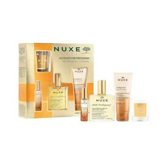 Nuxe Prodigieux Beauty Gift Set: Luxurious Skincare & Fragrance Collection | Huile Prodigieuse Oil, Parfum, Candle & Shower Oil - The Ultimate Self-Care Experience Nuxe Prodigieux Beauty Gift Set | Skincare & Fragrance Nuxe Prodigieux Gift Set, Beauty Gift Set, Skincare Gift Set, Fragrance Gift Set, Nuxe Huile Prodigieuse, Nuxe Parfum, Luxury Beauty Set, Gift for Women, Self-Care Set, Body Oil and Perfume Set, Nuxe Gift Set, Gift Set, Beauty Set, Skincare, Fragrance, Perfume, Body Oil, Shower Oil, Candle, L