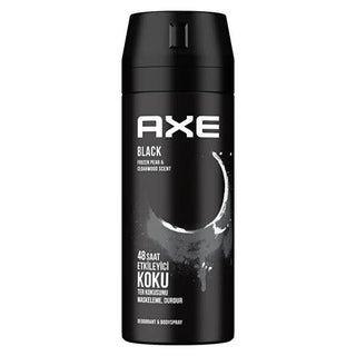 Axe Black Deodorant Body Spray for Men - Long Lasting Fragrance & Antiperspirant Protection Axe Black Deodorant - Long Lasting Fragrance men's deodorant spray, antiperspirant deodorant, axe black body spray, long-lasting fragrance for men, masculine deodorant, personal grooming, confidence boost, fresh all day, masculine fragrance, grooming essentials, men's grooming products, deodorant for men, body spray, axe products