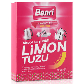 benri limon tuzu cleaning product 100gr, natural powerful cleaner for limescale removal, benri lemon salt cleaning agent packaging Benri Limon Tuzu - Powerful Cleaning Agent for Homes & Professionals | 100g Benri Limon Tuzu - Powerful Cleaning Agent 100gr benri-limon-tuzu, cleaning-agent, limescale-remover, household-cleaning, cleaning-supplies, home-care, professional-cleaning, eco-friendly, lemon-salt, ai-generated