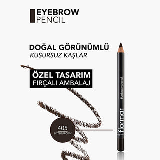 flormar-soft-tip-eyebrow-pencil-bitter-brown, application-of-flormar-eyebrow-pencil, close-up-of-flormar-bitter-brown-eyebrow-pencil Flormar Soft Tip Eyebrow Pencil - Bitter Brown for Makeup Enthusiasts Flormar Soft Tip Eyebrow Pencil - Bitter Brown flormar, eyebrow-pencil, makeup, bitter-brown, cosmetic, beauty, natural-ingredients, makeup-enthusiasts, plant-based, ai-generated