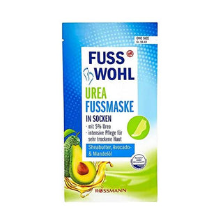 Fusswohl Foot Mask - Intensive Moisturizing Foot Care for Dry, Cracked Heels - Vegan & Dermatologically Approved Fusswohl Foot Mask - Vegan & Dermatologically Approved Foot Mask, Dry Foot Care, Vegan Foot Care, Moisturizing Foot Mask, Dermatologically Approved Foot Care, Foot Care Products, Vegan Cosmetics, Dry Skin Relief, Cracked Heel Repair, Intensive Foot Moisturizer