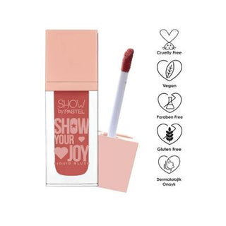 Show By Pastel Show Your Joy Liquid Blush - Dewy, Natural, Hydrating Cheek Color for Radiant Skin - Easy to Apply & Portable Show By Pastel Liquid Blush: Dewy, Natural Radiance liquid blush, dewy blush, natural blush, hydrating blush, portable blush, easy to apply blush, Show By Pastel blush, liquid cheek color, blush for dewy skin, long lasting blush, blush, makeup, cheek color, dewy skin, natural look, hydrating makeup, portable makeup, easy to apply, travel size, beauty, cosmetics, radiant skin, youthful