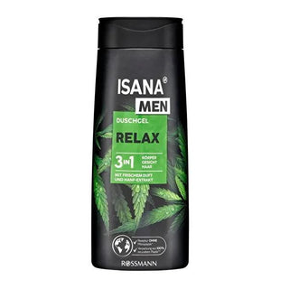 Isana Men 3-in-1 Shower Gel Relax - Vegan, Eco-Friendly Men's Grooming for Body, Face, and Hair Isana Men 3-in-1 Shower Gel - Vegan & Eco-Friendly Shower Gel, 3-in-1 Shower Gel, Men's Grooming, Vegan Personal Care, Eco-friendly Packaging, Men's Skincare, Simple Grooming Routine, Sustainable Grooming, Dermatologically Tested, Relaxing Shower Experience