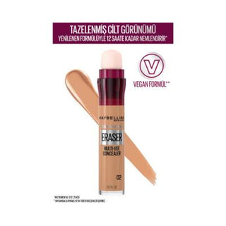 Maybelline New York Instant Age Rewind Eraser Under Eye Concealer - 02 Nude - Dark Circle Coverage, Anti-Aging, Long Lasting, Paraben Free Maybelline Concealer: Under Eye Dark Circle Coverage - [02 Nude] Maybelline concealer, under eye concealer, anti age concealer, nude concealer, dark circle concealer, long lasting concealer, paraben free concealer, Maybelline New York concealer, instant age rewind concealer, best concealer for dark circles, concealer, under eye circles, anti-aging, nude, long-lasting, pa