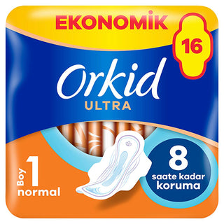 Orkid Ultra Normal Feminine Hygiene Pads - 16 Count Pack for Reliable Period Protection & Discreet Comfort Orkid Ultra Normal Pads - Reliable Period Protection feminine hygiene pads, menstrual pads, Orkid pads, ultra normal pads, hygienic pads, period protection, pads for women, disposable pads, women's hygiene, menstruation, feminine care, personal care, absorbent pads, size 1 pads, ultra-thin pads, comfort, protection, leak-proof, average flow, everyday use, travel, workplace, active lifestyle, sanitary p