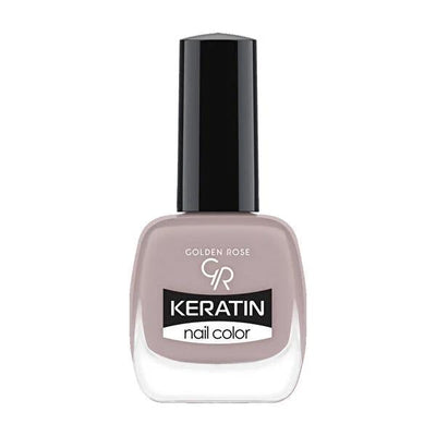 Golden Rose Keratin Nail Polish - Long-Lasting Glossy Finish, Rich Color Options