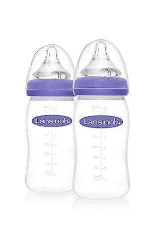 Lansinoh Natural Wave Baby Bottle 2x240ml Set