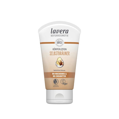 Lavera Natural Self-Tanning Body Lotion - Achieve a Sun-Kissed Glow, Hydrates Skin, Organic Sunless Tanner, 125ml