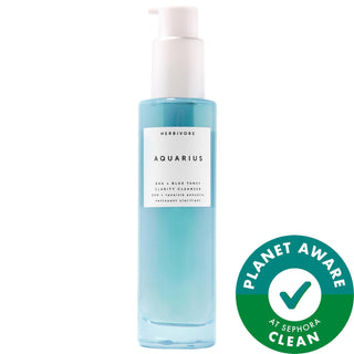 Aquarius Clarifying Cleanser - BHA Gel for Oily Skin, Vegan & Cruelty-Free Aquarius Clarifying Cleanser - Vegan BHA Gel for Acne-Prone Skin clarifying cleanser, BHA gel cleanser, vegan skincare, cruelty-free skincare, acne treatment, oily skin care, combination skin care, salicylic acid cleanser, blue tansy oil benefits, zinc PCA, sustainable beauty, recyclable packaging, skincare for oily skin, acne prone skin solutions, natural skincare ingredients