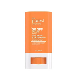 The Purest Solutions SPF50+ Soothing Sunscreen Stick for Sensitive Skin - Blue Light Protection, Antioxidant Benefits SPF50+ Sunscreen Stick for Sensitive Skin SPF50+ sunscreen, soothing sunscreen, antioxidant sunscreen, sunscreen for sensitive skin, blue light protection, skincare, sun protection, sensitive skin solutions, Centella Asiatica, green tea extract, seramide content