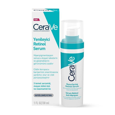 Cerave Retinol Serum for Oily and Uneven Skin - Anti-Aging, Brightening, and Hydrating Serum with Niacinamide and Cerami