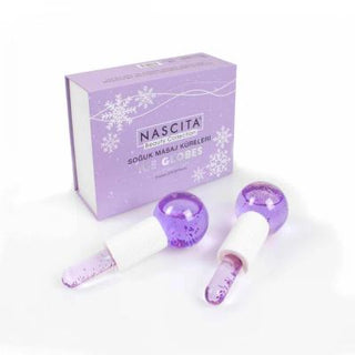 Nascita Cold Massage Globes - Reduce Face Puffiness, Cryo Facial, Headache & Under Eye Relief, Skin Cooling & Pore Minimizing Massage Nascita Cold Massage Globes: Reduce Puffiness & Refresh Skin cold massage globes, cryo facial, face puffiness reducer, under eye massage, headache relief massage, skin cooling treatment, anti-inflammatory massage, pore minimizing massage, massage globes, facial massage, skin care, beauty, wellness, reduce puffiness, blood circulation, headache relief, acne reduction, pore min