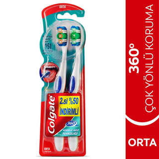 Colgate 360 Komple Oral Care Toothbrush - Advanced Manual Toothbrush for Comprehensive Cleaning Colgate 360 Oral Care Toothbrush - Advanced Cleaning oral hygiene, comprehensive toothbrush, eco-friendly toothbrush, advanced manual toothbrush, Colgate 360, oral care, toothbrush, sustainable oral care, gum care, interdental cleaning, tongue cleaner, cheek cleaner, polishing cleaners, recycled plastic, sustainable products