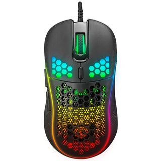 Everest SM-G66 X-HOLE 8000dpi LED Gaming Mouse - High Precision, 7 Programmable Buttons, RGB Lighting Everest 8000dpi Gaming Mouse - High Precision & RGB Lighting Gaming Mouse, 8000 DPI Mouse, RGB Gaming Mouse, Programmable Gaming Mouse, USB Gaming Mouse, Everest SM-G66 X-HOLE, High Precision Mouse, Customizable RGB Lighting, Gaming Peripherals, PC Gaming Accessories