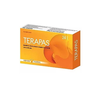 Terapas - Natural Throat Relief Lozenges with Propolis & Iceland Moss - 24 Count