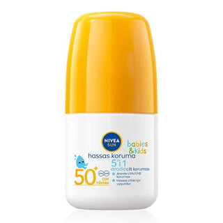Nivea Kids Sunscreen Roll-on SPF50 50ml - Waterproof, Pediatrician-Approved Sun Protection for Children Nivea Kids Sunscreen Roll-on SPF50 - Safe & Effective Sun Protection Kids sunscreen, SPF50 sunscreen, Sunscreen for sensitive skin, UVA/UVB protection for children, Water-resistant sunscreen, Pediatrician-approved sunscreen, Nivea Kids, Sun protection for kids, Children's skincare, Outdoor activities for kids, Beach essentials for kids