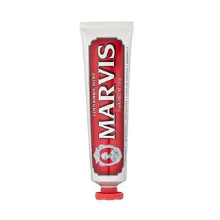 Marvis Cinnamon Mint Toothpaste - 85ml - Premium Oral Care with Pleasant Fragrance & Soft Texture Marvis Cinnamon Mint Toothpaste - Premium Oral Care Marvis toothpaste, Cinnamon Mint toothpaste, 85 ml toothpaste, Premium oral care, Specialty toothpaste, Oral care products, Toothpaste with pleasant fragrance, Soft texture toothpaste, Unique flavor toothpaste, Cinnamon mint flavor, Marvis oral care, High-quality toothpaste, Daily oral care, Fresh breath, Clean teeth