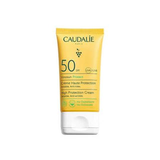 Caudalie Vinosun Protect High Protection Cream SPF 50+ - Eco-Friendly, Vegan, Non-Greasy Sunscreen for Daily Use