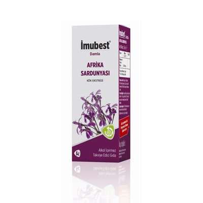 İmubest _mubest Afrika Sardunyasõ Damla 50 ml - Herbal Dietary Supplement for Immune Support