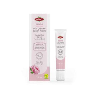 Otacı Rose Renew Eye Cream: Reduce Dark Circles, Puffiness & Fine Lines - Vegan, Natural Hyaluronic Acid Treatment Otacı Rose Eye Cream: Vegan Dark Circle & Fine Line Treatment eye cream, göz çevresi bakım kremi, rose eye cream, vegan eye cream, natural eye cream, anti-fatigue eye cream, hyaluronic acid eye cream, organic aloe vera eye cream, dark circle treatment, puffy eyes treatment, rose extract, hyaluronic acid, plant-based collagen, seaweed extract, organic aloe vera, vitamin C, vitamin E, vegan skinc