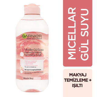 Garnier Micellar Water for Makeup Removal - Gentle, Radiant Skin Solution - 13.53 fl oz Garnier Micellar Water - Gentle Makeup Removal Micellar water, Makeup removal, Gentle cleansing, Rose water skincare, Radiant skin, Sensitive skin care, Garnier skincare, Skincare, Beauty products, Cosmetics